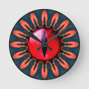 Relógio Redondo Olho do Dragão