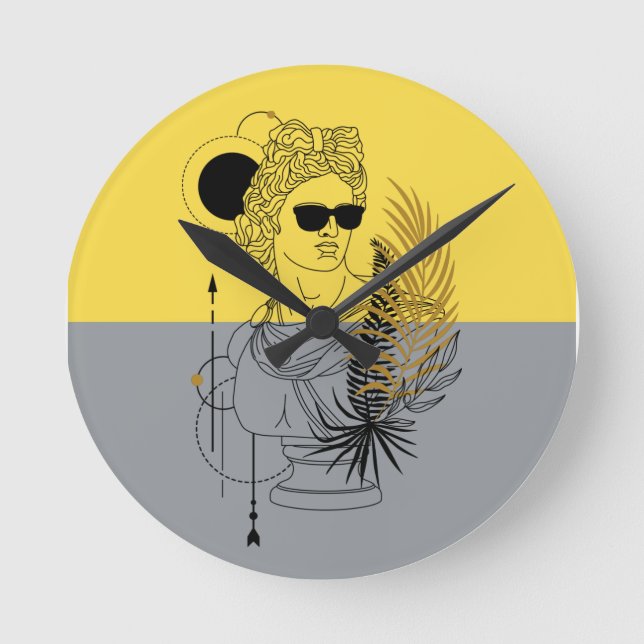 Relógio Redondo Olimpiadas Moderna - Apollo Colorblock (Frente)