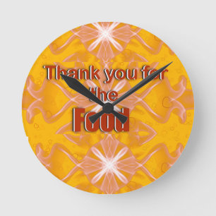 Relógio Redondo Organizador de Mesa