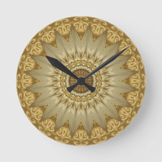 Relógio Redondo Ornate Gold Wall Clock
