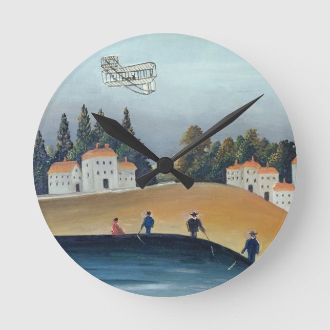 Relógio Redondo Os pescadores, c.1908-09 (óleo em canvas) (Frente)