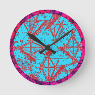 Relógio Redondo Ósica Lua, Formica Sky