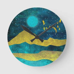 Relógio Redondo Ouro