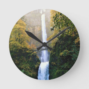 Relógio Redondo outono em Multnomah Falls, OU