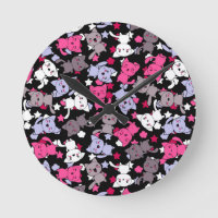 padrão com gatos-do-rabo-do-kawaii giros 3