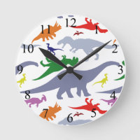 Padrão de Dinossauro Colorido