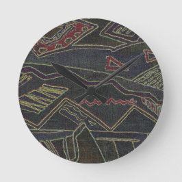 RELÓGIO REDONDO PADRÃO ÉTNICO