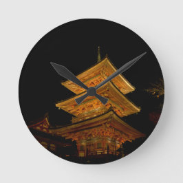 Relógio Redondo Pagoda Japão - Quioto