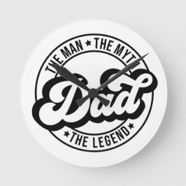 Relógio Redondo Pai o mito da lenda que os pais pai