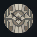 Relógio Redondo Painel de deco neutro II<br><div class="desc">Padrões</div>