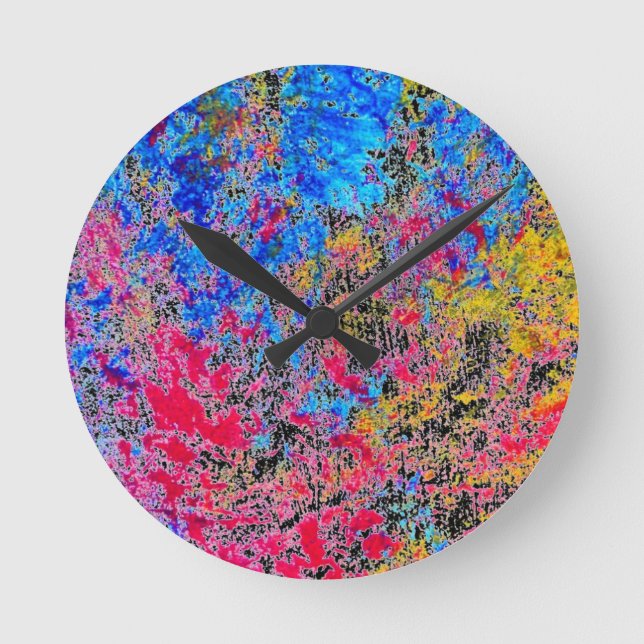 Relógio Redondo Paint Clock (Frente)