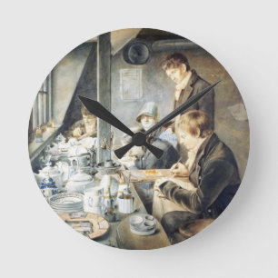 Relógio Redondo Painting Room of Mr. Baxter, No. 1 Goldsmith Stree