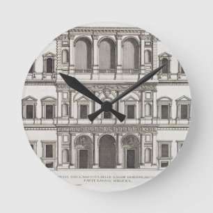 Relógio Redondo Palazzo Farnese, from 'Palazzi di Roma', part I, p