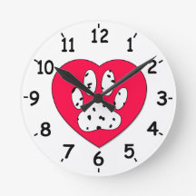 Palha Dalmática Impressa Em Coração Vermelho