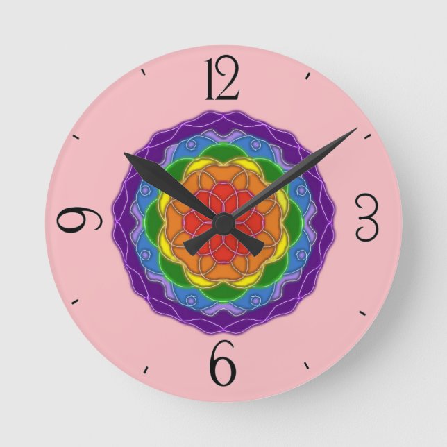 Relógio Redondo Pamela Design Clock (Frente)