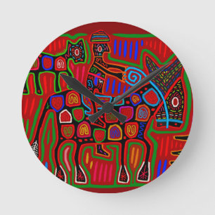 Relógio Redondo Panama Mola - Salve um Cavalo Monte um Cowboy