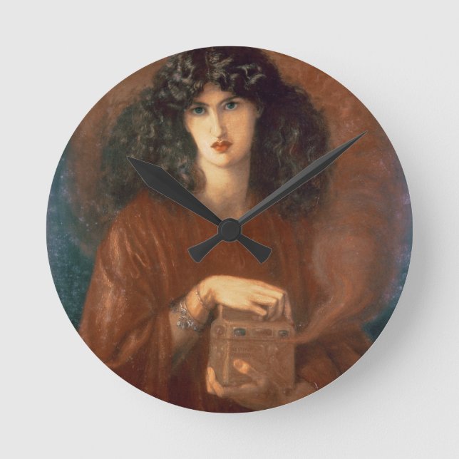 Relógio Redondo Pandora, 1871 (óleo em canvas) (Frente)