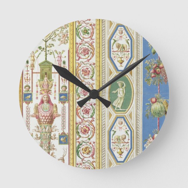 Relógio Redondo Panel from the Raphael Loggia at the Vatican, engr (Frente)