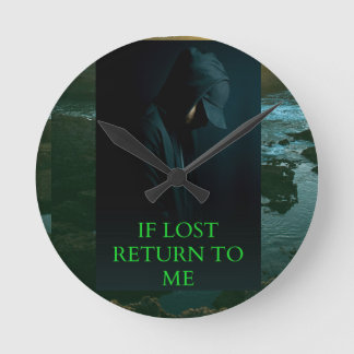 Relógio Redondo Par de Chinelos