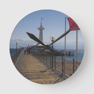 Relógio Redondo Parque Marinho Subaquático, torre de observação