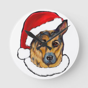 RELÓGIO REDONDO PASTOR ALEMÃO