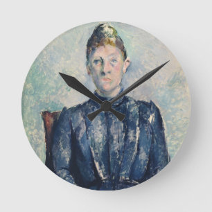 Relógio Redondo Paul Cezanne Portrait of Madame Cezanne, c.1890