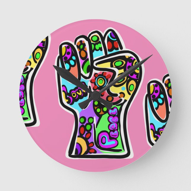 RELÓGIO REDONDO PAZ (Frente)