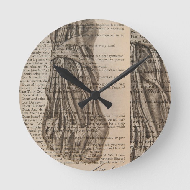 Relógio Redondo pé anatômico (Frente)