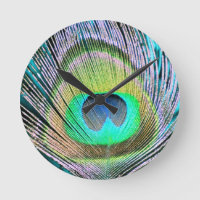 Peacock Feather em Turquoise