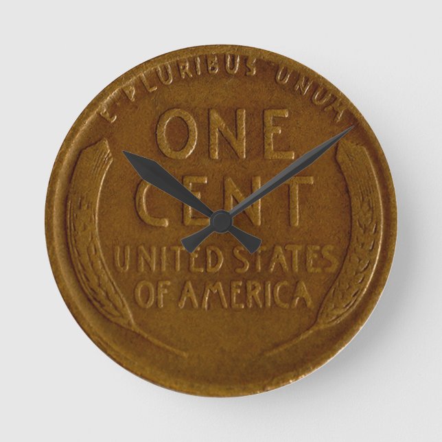 Relógio Redondo Penny Clock (Frente)