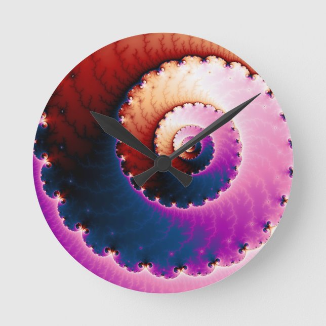 Relógio Redondo Perfect - Fractal Art (Frente)