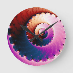 Relógio Redondo Perfect - Fractal Art