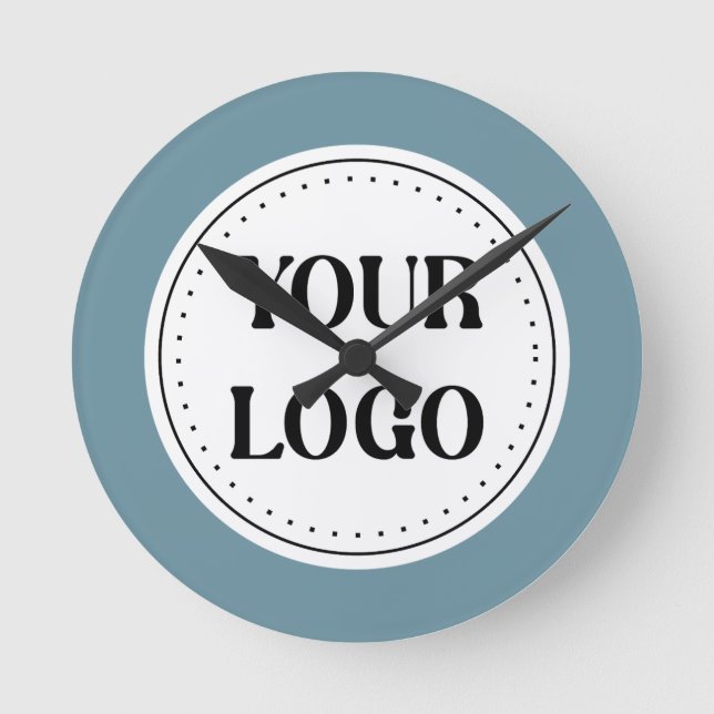 Relógio Redondo Personalizado, na moda, moderno e mínimo (Frente)