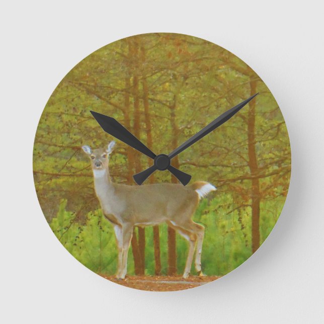 Relógio Redondo Personalizar produto (Frente)