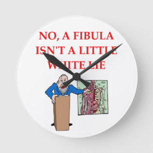 Relógio Redondo piada do xchool do MED