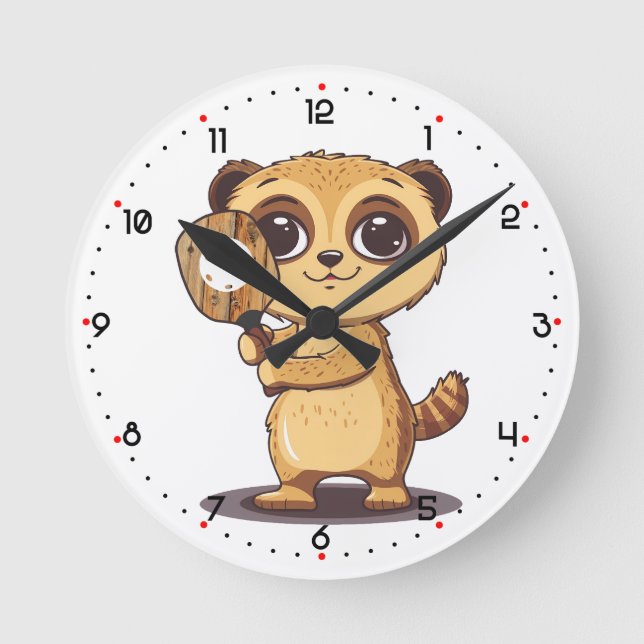 Relógio Redondo PickleScout Pickleball  (Frente)