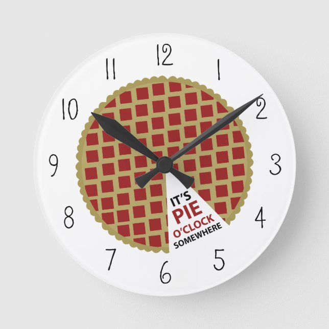 Relógio Redondo Pie Clock (Frente)