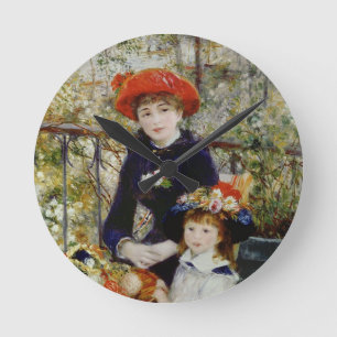 Relógio Redondo Pierre A Renoir Duas Irmãs, ou No Terreno