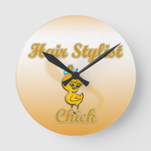 Relógio Redondo Pintinho Stylist para o cabelo