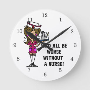Relógio Redondo Pior sem enfermeiro