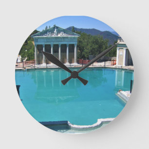 Relógio Redondo Piscina de Netuno no Castelo de Hearst, San Simeon