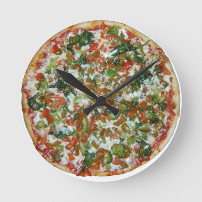 Relógio Redondo pizza (Frente)