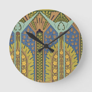 Relógio Redondo Placa III dos "estudos no design", c.1874-76