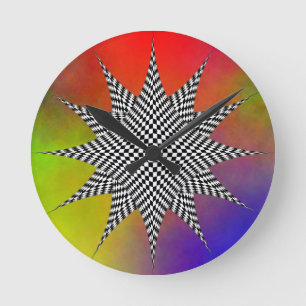 Relógio Redondo Plasma moderno controlado por Kenneth Yoncich