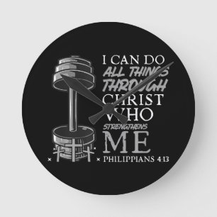 Relógio Redondo Pode Fazer Tudo O Que Há Com A Bíblia Cristã Gym