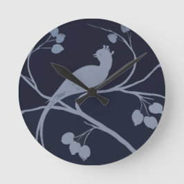 Relógio Redondo Pomba do art deco