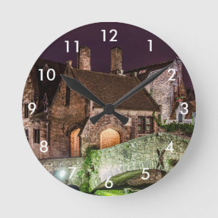 Relógio Redondo Ponte Bonifacius em Bruges