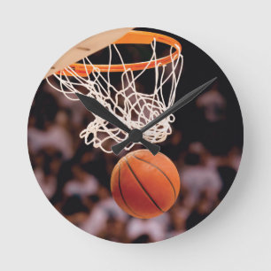 Relógio Redondo Pontuação de Basquete