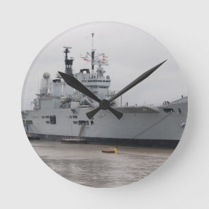 Relógio Redondo Porta-aviões britânico