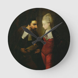 Relógio Redondo Portia and Shylock from 'The Merchant of Venice' A